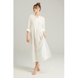 The Maxi Shirt Organic Cotton White