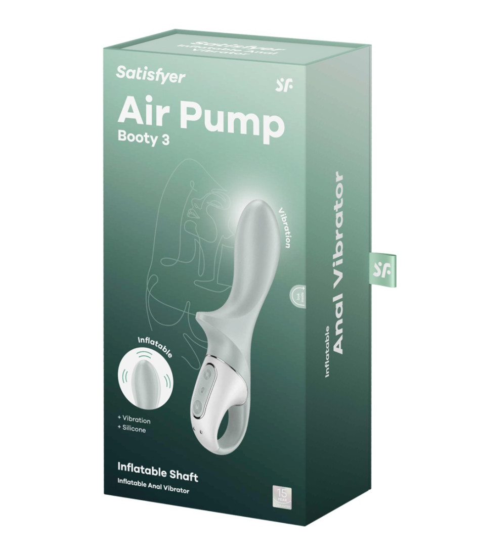 Satisfyer Air Pump Booty 3 - Greygreen