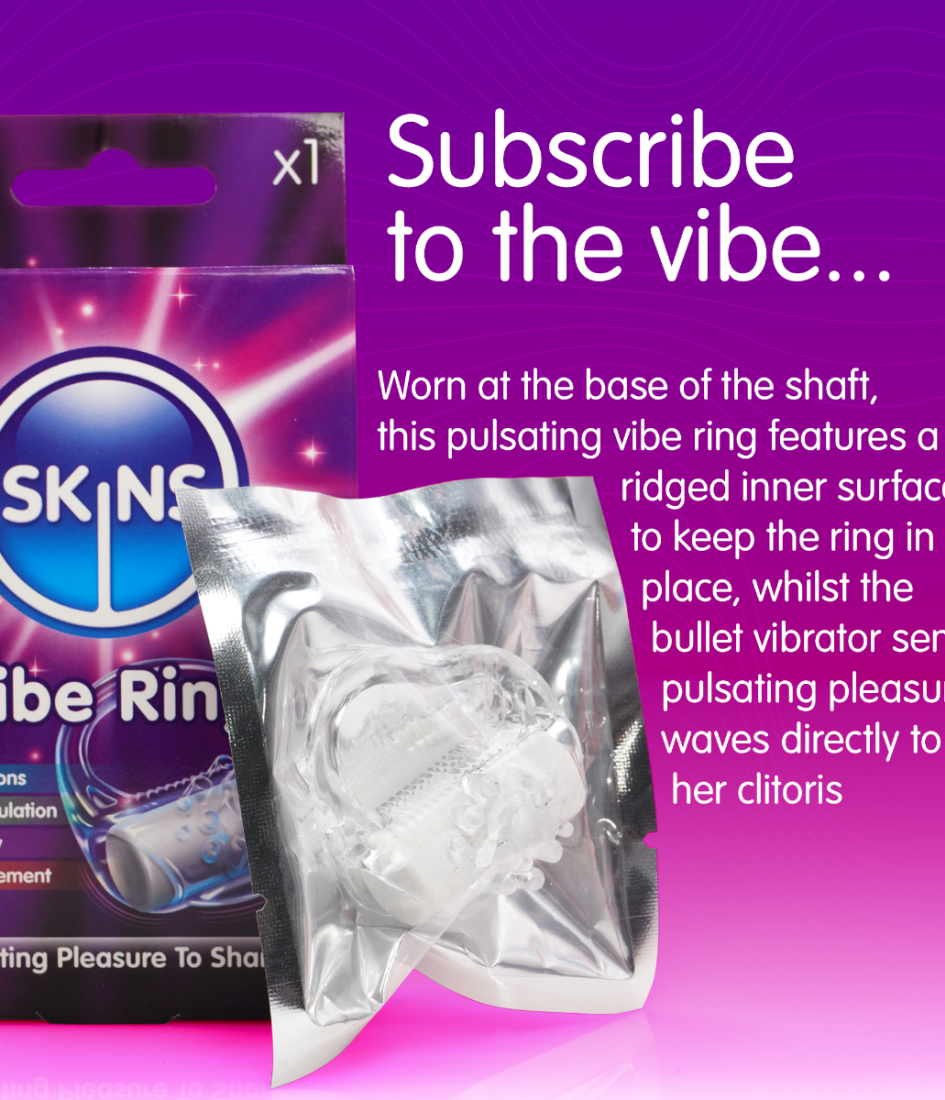 Skins Vibrating Ring Retail Pack
