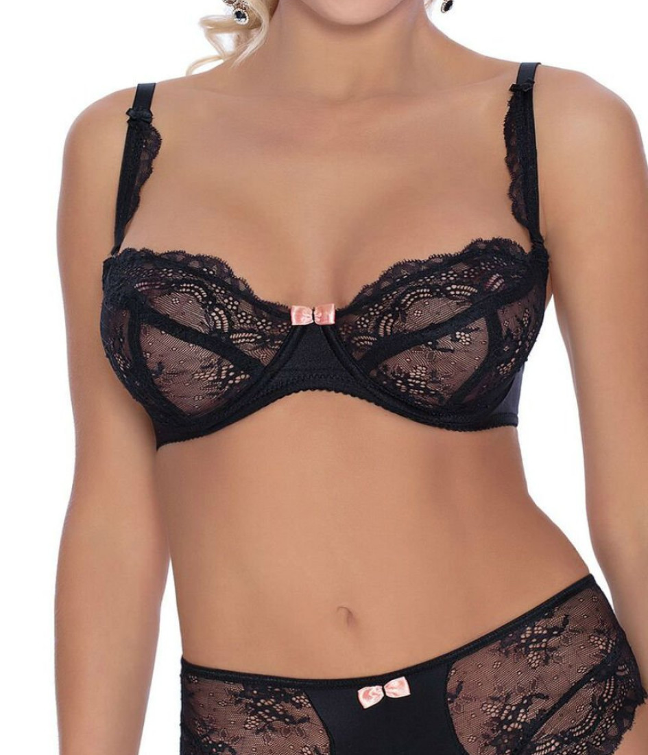 Roza Ambre Soft Cup Bra Black