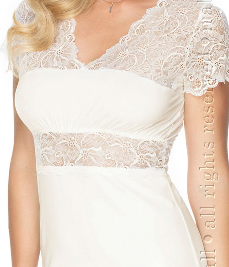 Irall Cameron Nightdress Cream 2XL-5XL