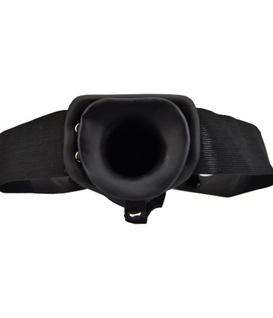Loving Joy 9 Inch Hollow Strap On Black